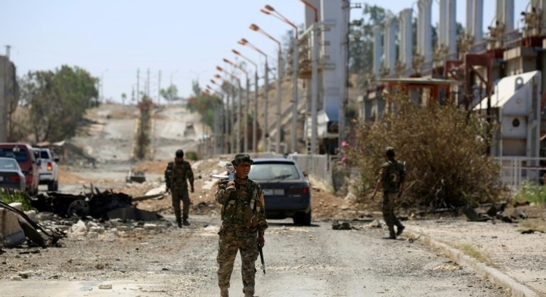 Members of the US-backed Syrian Democratic Forces launched their offensive to recapture Raqa in November 2016