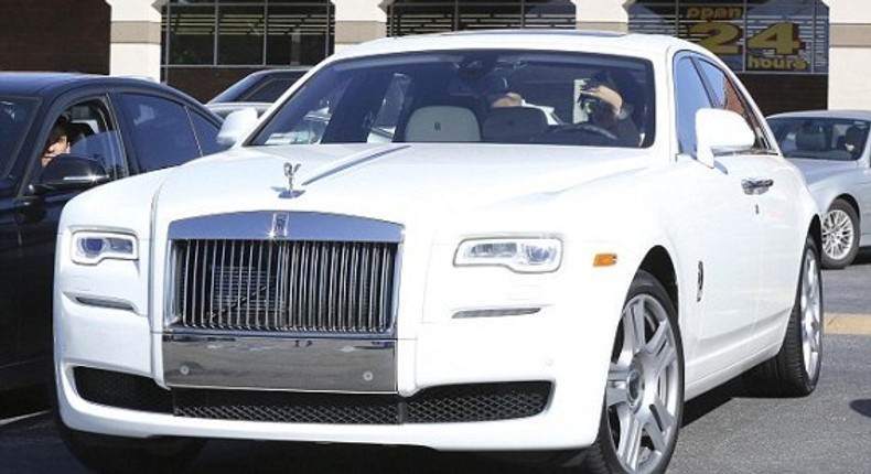 Kylie Jenner's white Rolls Royce Ghost worth $400,000 (N79.6m)