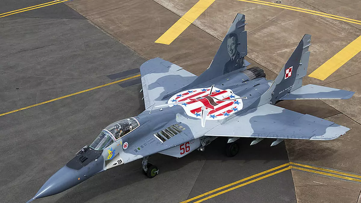 MiG-29 - najnowocześniejszy sprzęt lotnictwa Północnej Korei. (na fot. polski myśliwiec z malowaniem Dywizjonu Kościuszkowskiego)