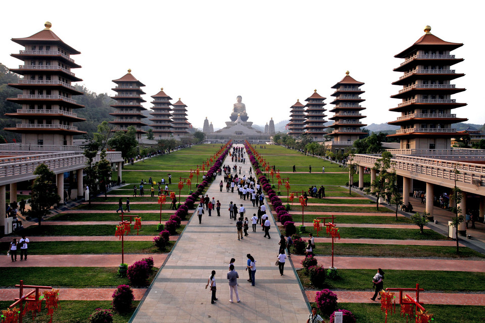 Klasztor Fokuangshan w Kaohsiung, Tajwan, Chiny