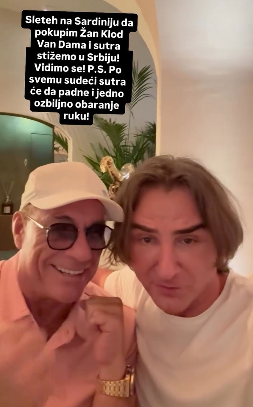 Željko Mitrović i  Žan Klod Van Dam