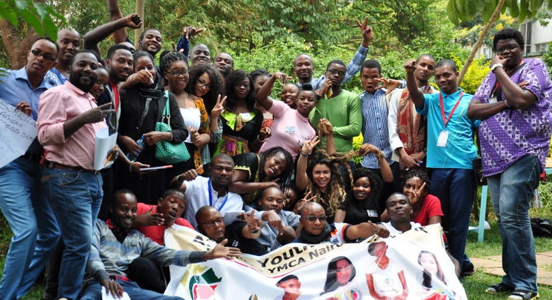 Kenyan Youths at a training session with the Young Men's Christian Association (YMCA) Nairobi. Youth and the Spectre of Violent Extremism