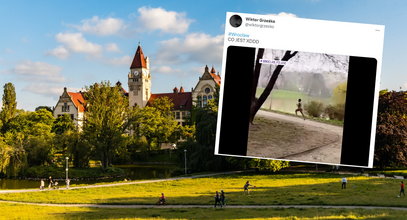 Naga kobieta w centrum Wrocławia. Goniła ludzi i wskakiwała do wody