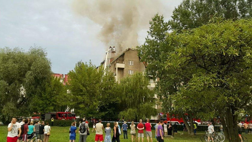 Pożar przy ul. Fasolowej