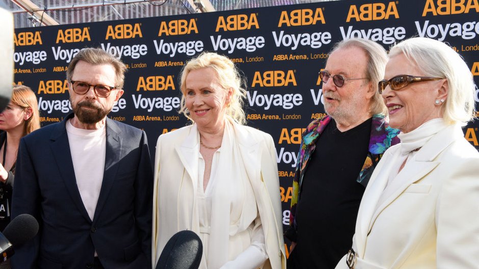 Björn Ulvaeus, Agnetha Fältskog, Benny Andersson i Anni-Frid Lyngstad