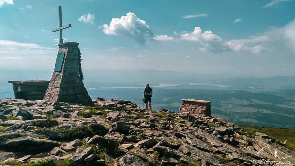 Szkoda tylko, że Tatry pod chmurami