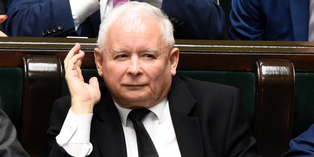 Prezes PiS Jarosław Kaczyński