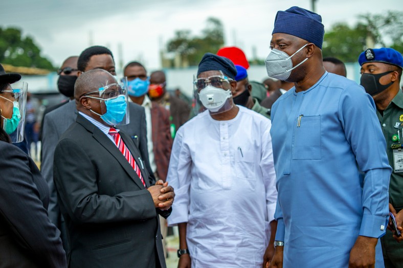 Governor Seyi Makinde at the inauguration of Oyo Family Court. [Twitter/@seyimakinde]