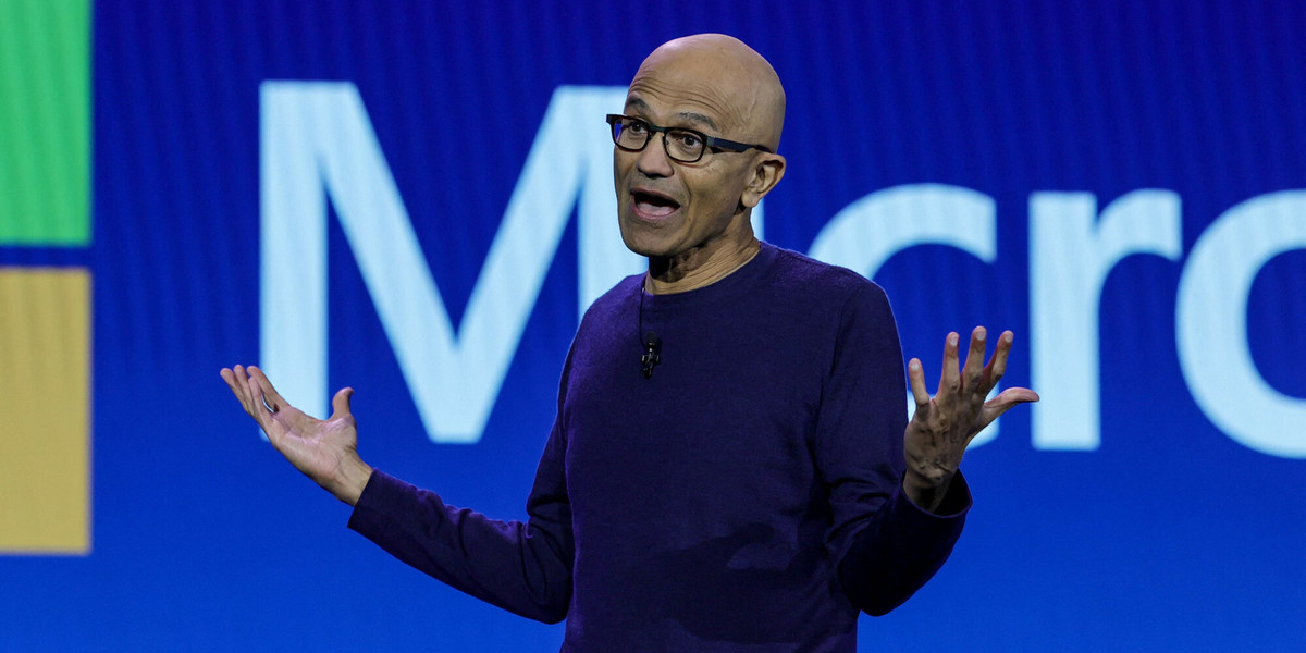 Microsoft wart 3 bln dol. Na zdjęciu: prezes firmy Satya Nadella