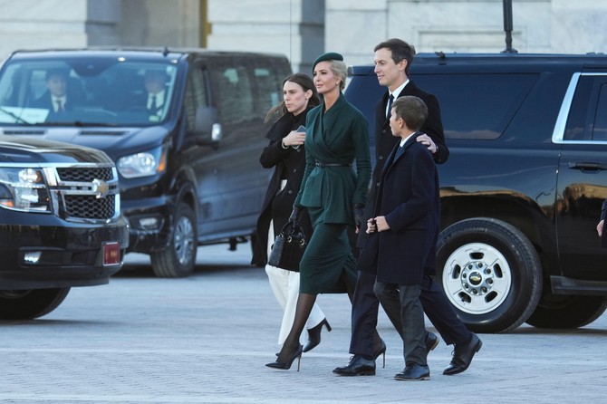 Ivanka Tramp sa porodicom na inauguraciji svog oca