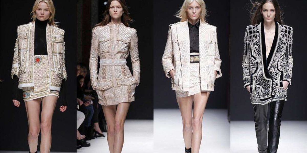 Balmain jesień 2012