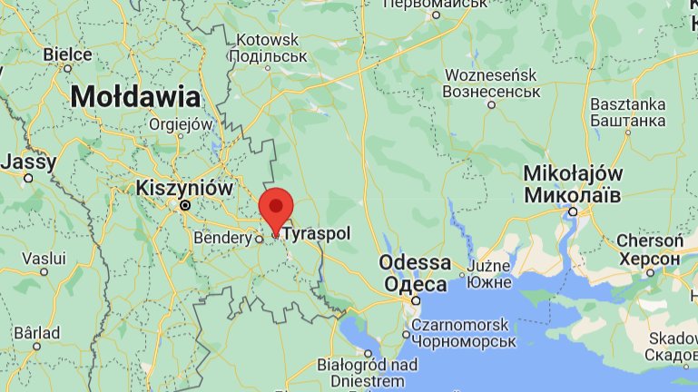 Tyraspol - stolicę marionetkowego Naddniestrza - dzieli od Odessy zaledwie ok. 100 km