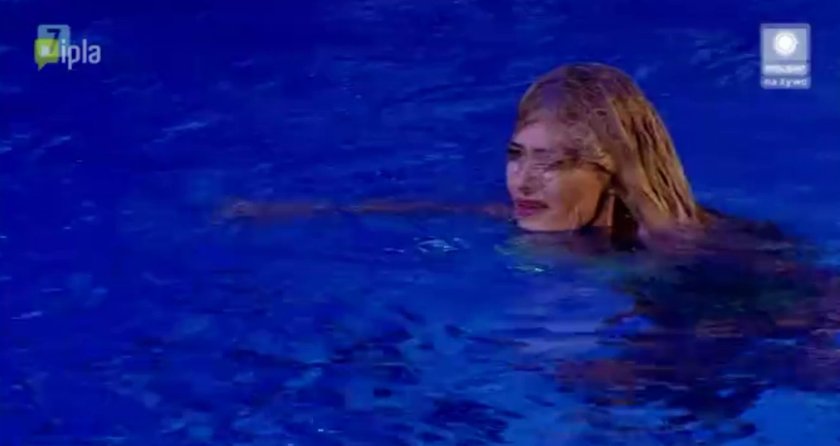 Rozalia Mancewicz groźny upadek w "Celebrity splash"