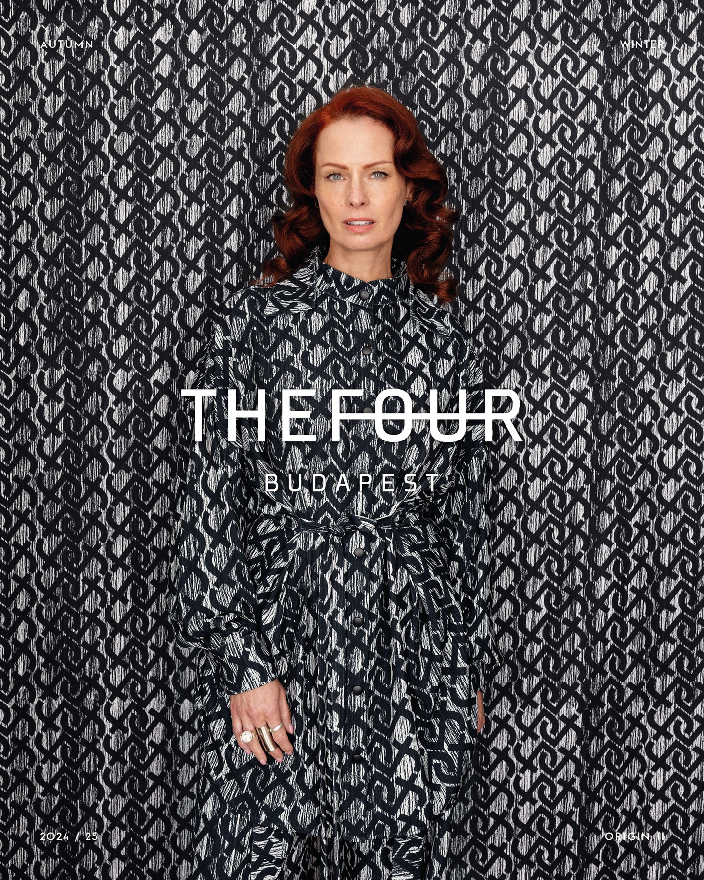 Dobó Kata színész, rendező a  THEFOUR Origin II kampányában Fotó: Csengery Máté