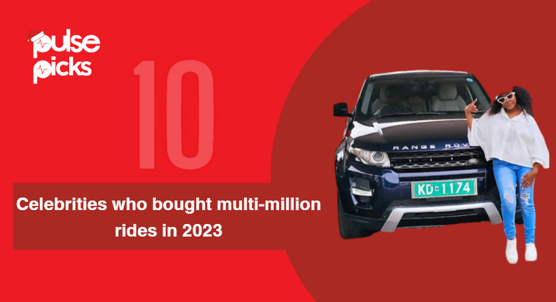 10 Celebrities who purchased multi-million rides in 2023