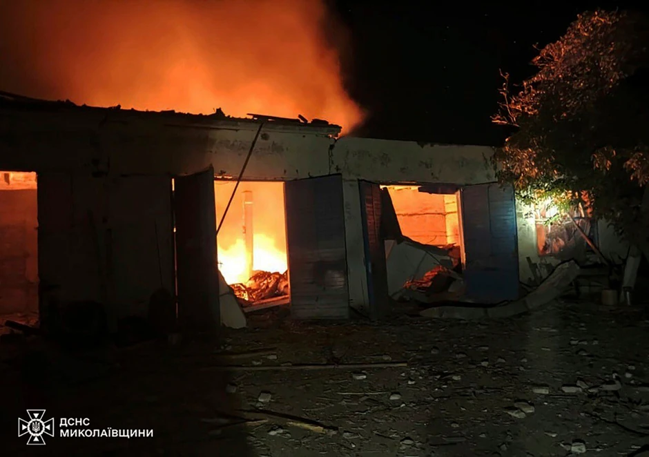 Ruski napad na Nikolajev