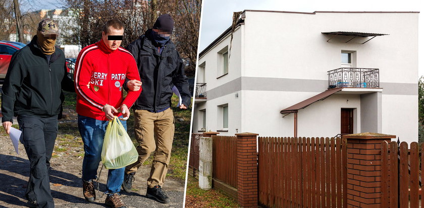 Podwójne morderstwo w Sosnowcu. Wizja lokalna. Syn pokazał ze szczegółami, jak zabijał. Jest decyzja sądu