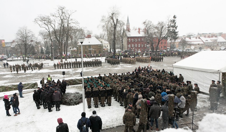 Powitanie żołnierzy