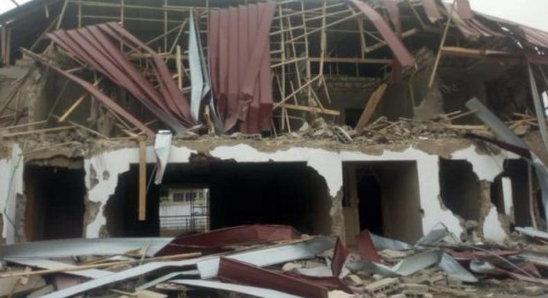 Akyem Batabi church collapse