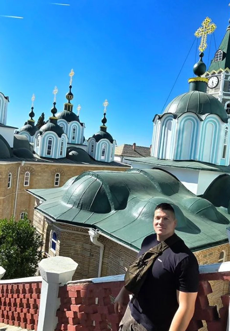 Sloba Radanović na Svetoj Gori