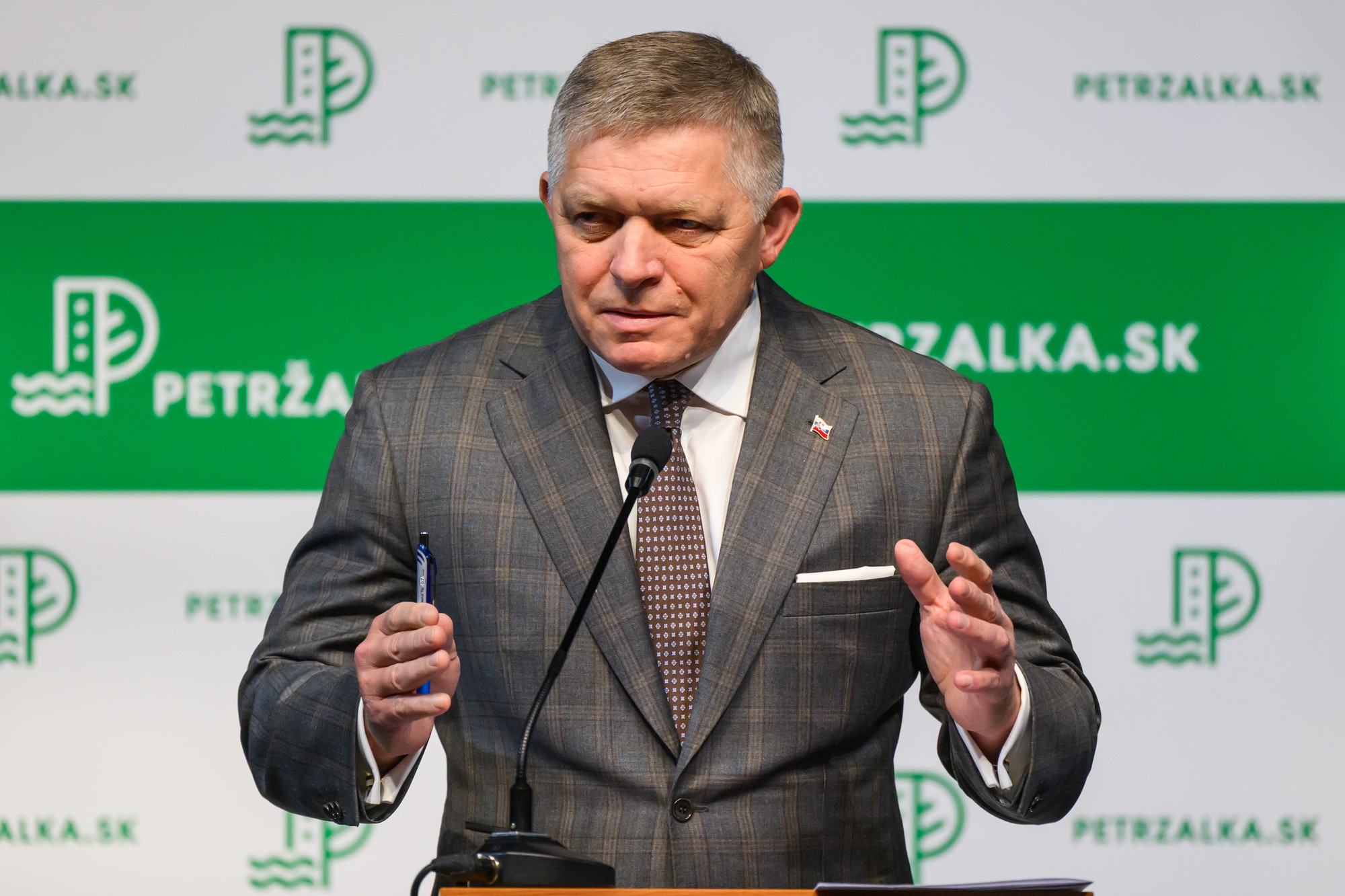 Predseda vlády SR Robert Fico. 