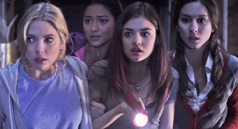 pretty little liars hanna emily aria spencer