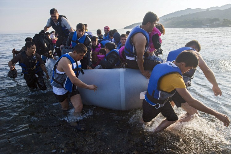 Uchodźcy na Lesbos