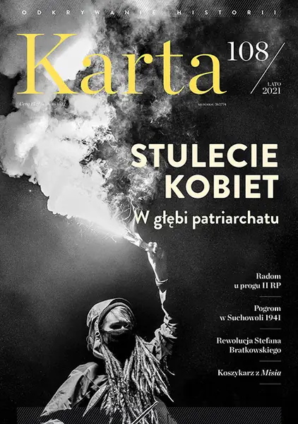 Okładka nowego numeru kwartalnika &quot;Karta&quot;