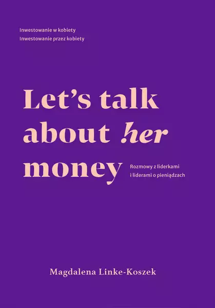 Let&#39;s talk about money. Okładka książki