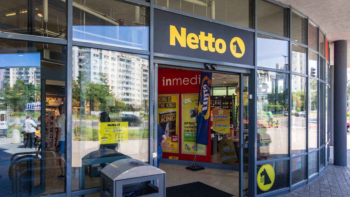 Sklep sieci Netto w Warszawie