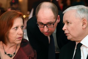 Antoni MacierewicJaroslaw Kaczynski, Barbara Skrzype