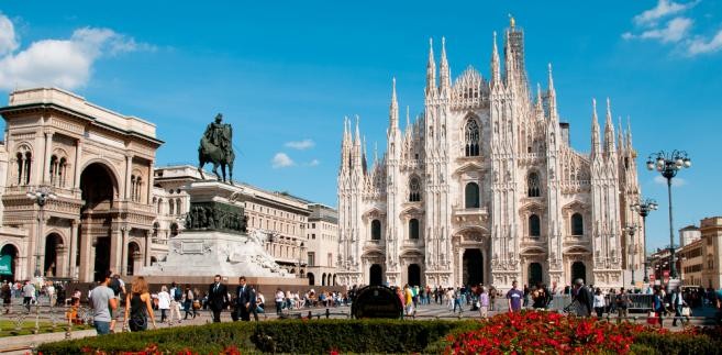 6. miejsce: Katedra Narodzin św. Marii w Mediolanie - gotycka marmurowa katedra, jedna z najbardziej znanych budowli we Włoszech i w Europie. Należy do największych kościołów na świecie