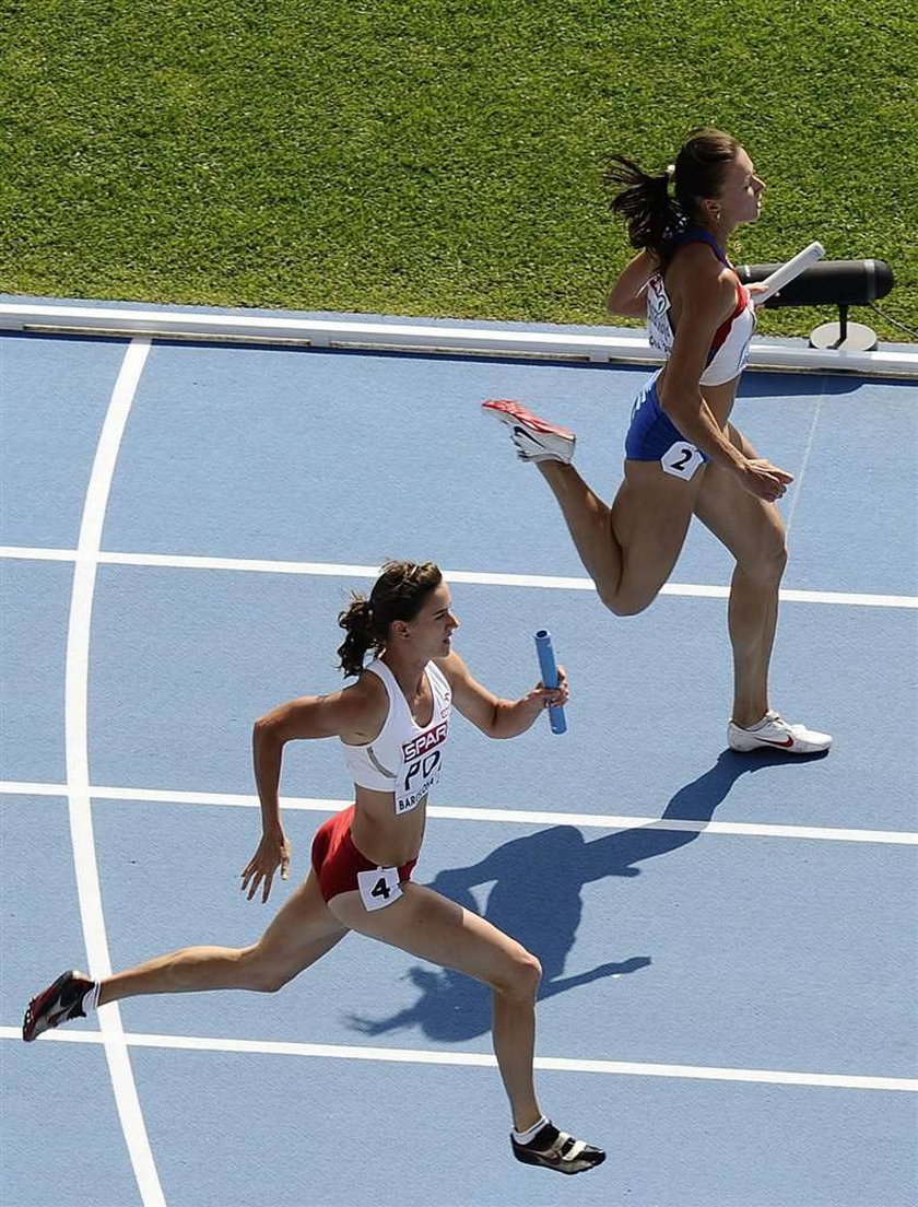 Polskie biegaczki trzecie w sztafecie 4 x 100 metrów