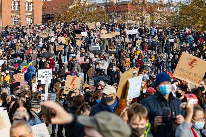 Protest Kobiet w Szczecinie