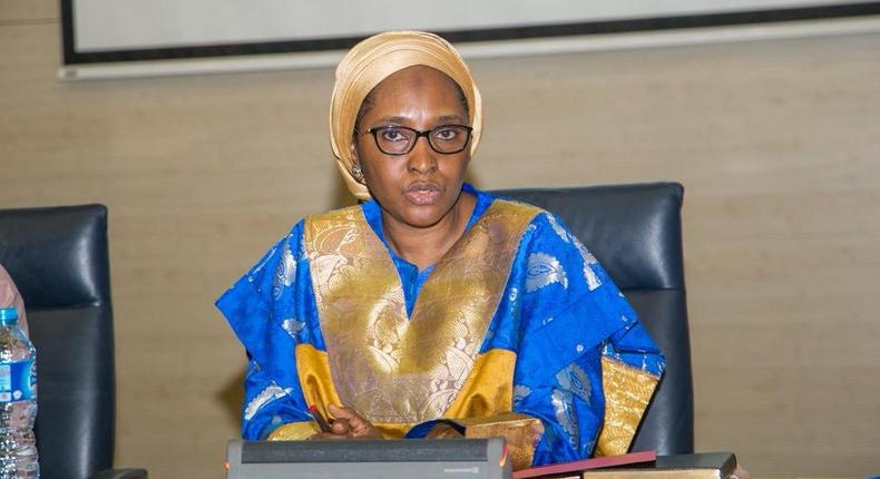 The Minister of Finance, Budget and National Planning, Zainab Shamsuna Ahmed [Twitter/@ZShamsuna]