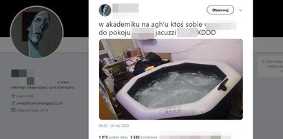 Pomysłowy student krakowskiej uczelni. Nie uwierzysz, co zrobił w akademiku