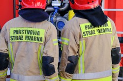 Wybuch gazu w Gliwicach. Śmigłowiec ratowniczy w akcji