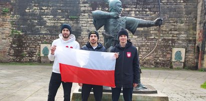 Tych trzech polskich hokeistów zrobiło furorę w Nottingham. Lubią czasami zrobić awanturę!