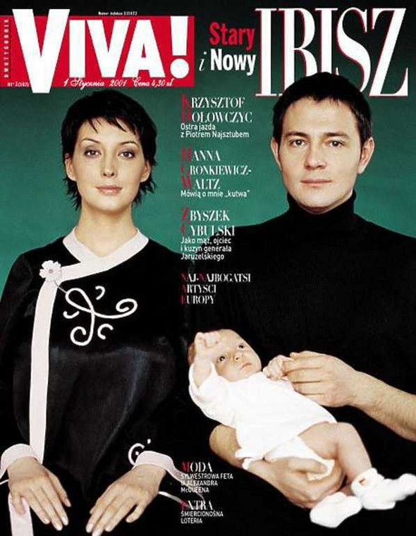 Anna Zejdler i Krzysztof Ibisz z synem na okładce "Vivy!"