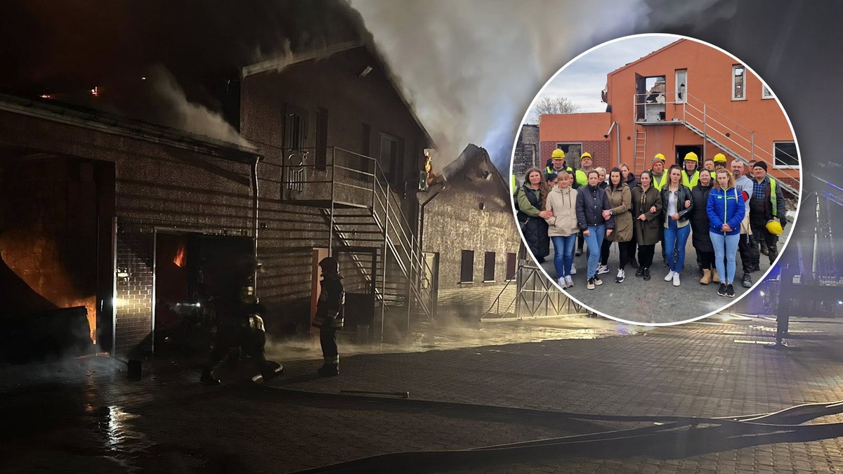 Spłonął im zakład, ale nie stracili pracy. Teraz chcą go sami odbudować