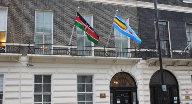 The Kenya High Commission building in London