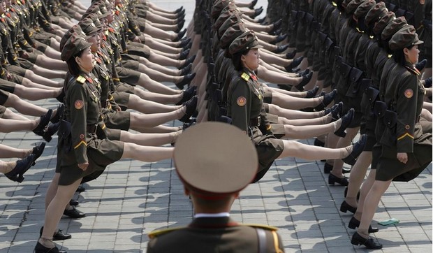 Žene vojnici u Severnoj Koreji AP