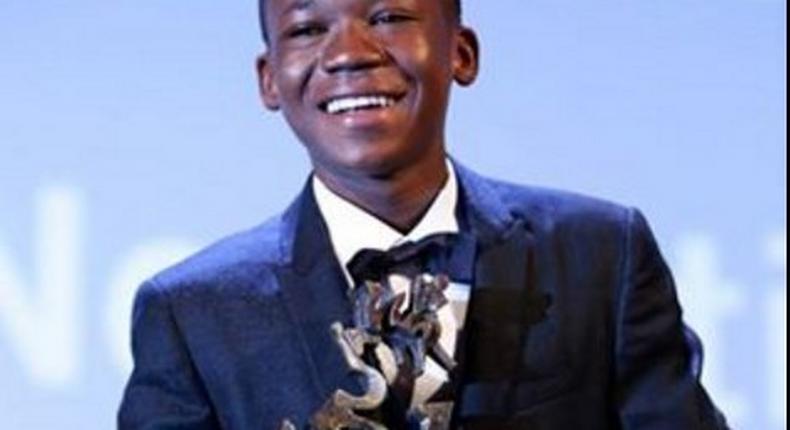 Abraham Attah at the 88th Annual Academy Awards at Hollywood & Highland Center on February 28, 2016 in Hollywood, California.