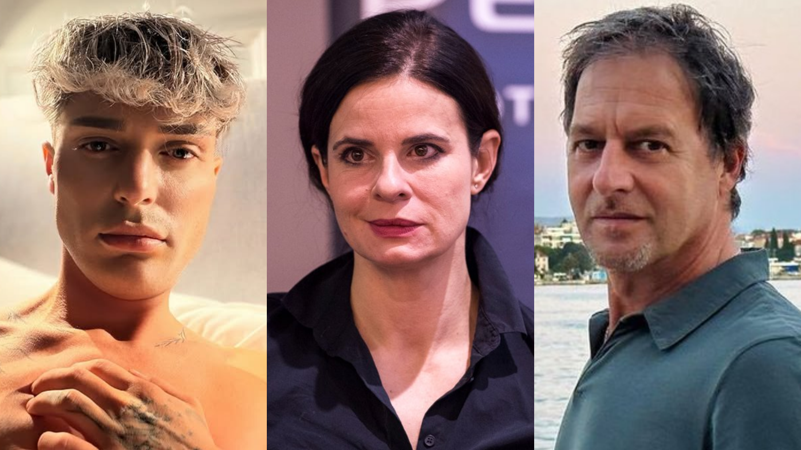 Influencer David Key, herečka Zuzana Fialová a spevák Paľo Habera.