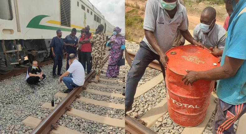 Train breaks down due to shortage of fuel