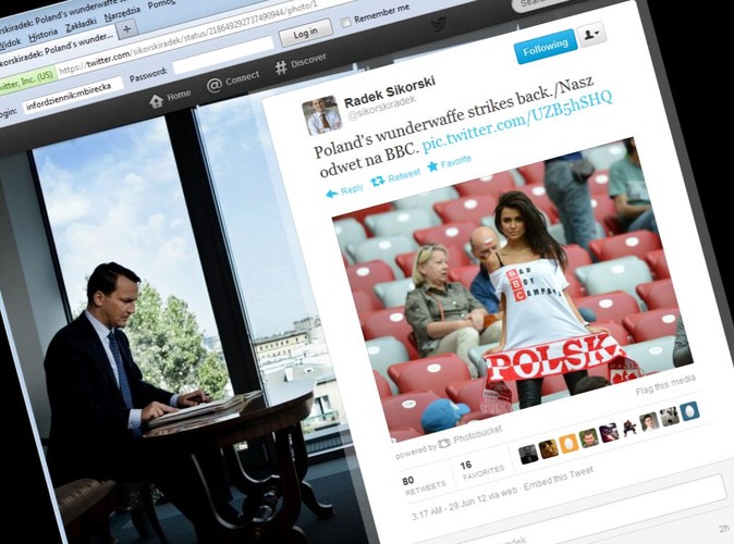 Profil Radosława Sikorskiego na Twitterze
