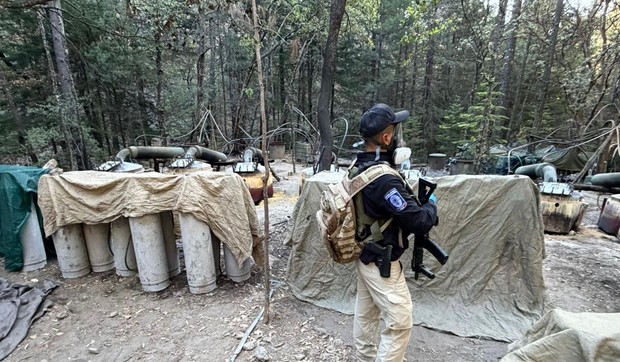 Razbijena narko-laboratorija kod grada Čivave u području opština Gvačoči i Morelos u Meksiku 18. aprila