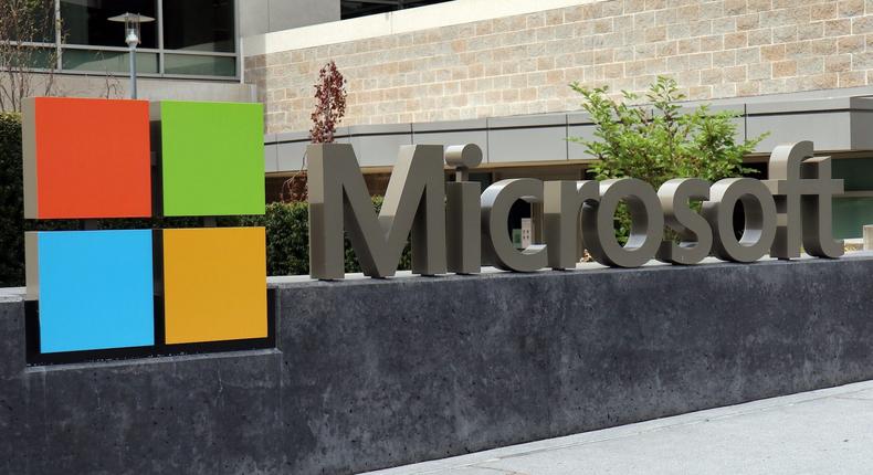 Microsoft shares jumped premarket on Wednesday on strong third-quarter earnings.Toby Scott/Getty Images
