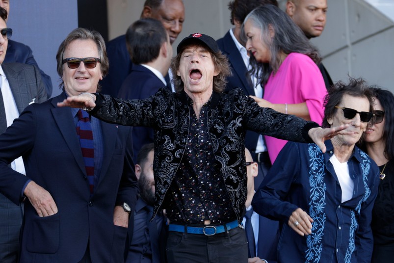 Mick Jagger szalał na meczu Barcelony