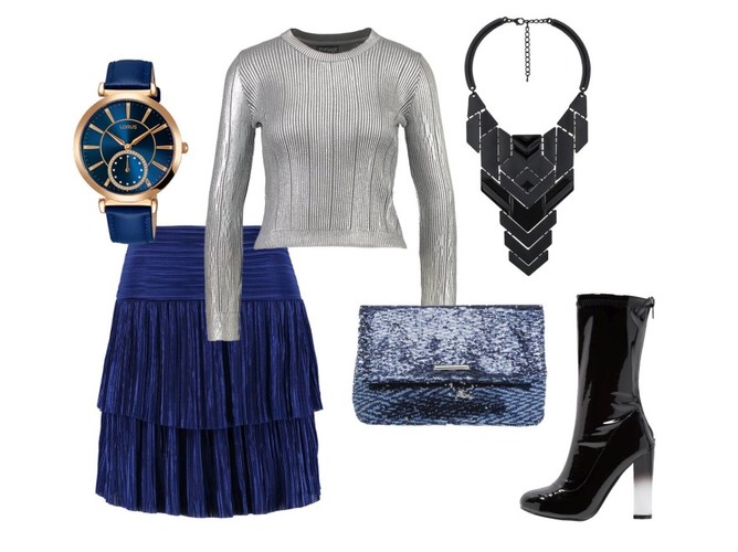 STYLIZACJE z plisowaną spódnicą